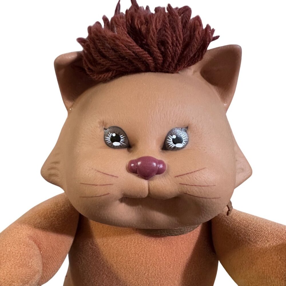 Vintage 1983 Cabbage Patch Kids Koosas Kitty Doll Plush & Vinyl Tan Cat Collecti - Picture 5 of 15
